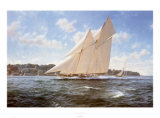 The Racing Schooner, Westward