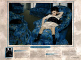 Notable Women Artists - Mary Cassatt - Little Girl in a Blue Armchair