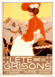 Buy L'Ete dans les Grisons Suisse at AllPosters.com