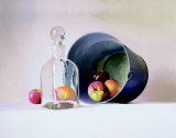 Buy Decorative Bottle with Apples at AllPosters.com