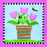Potted Flowers III