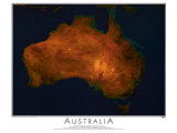 Buy Australia from Space - &copy;Spaceshots at AllPosters.com
