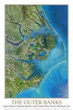 Outer Banks, NC from Space   - &copy;Spaceshots