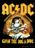 AC/DC - Givin' The Dog a Bone Fabric Poster