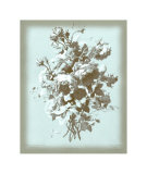 Dussurgey Roses on Blue