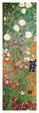 Blühender Garten mit Pfad (Detail) Kunstdruck