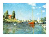 Buy Red Boats at Argenteuil, c.1875 at AllPosters.com
