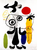 Figur Gegen Rote Sonne II, c. 1950