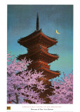 Buy Pagoda in Moonlight at AllPosters.com