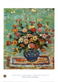 Flowers In A Blue Vase