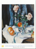 Roses In A Glass Vase