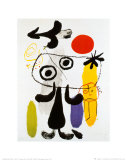 Buy Figur Gegen Rote Sonne II, c. 1950 at AllPosters.com