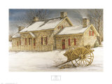 Yule Log Art Print
