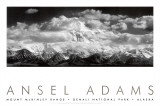 Mt. McKinley Range, Clouds, Denali National Park, Alaska, 1948 Art Print