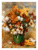 Vase of Chrysanthemums