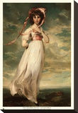 Pinkie - Gold Trim Mounted Print