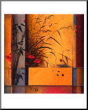 Bamboo Division Mounted Print