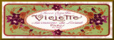 Violette - Gold Trim Mounted Print