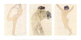 Dancing Figure, the Kiss, the Woman Art Print