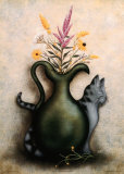 Cat & Vase III