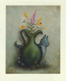 Cat & Vase III