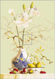Still Life with Chinese Vase and Flowers