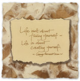 Words to Live by: Life Art Print