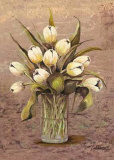 White Tulips in Crystal