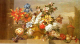 Jarron de Bronce con Flores