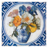 Flowers and Blue China IV