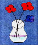 Flowers in Jeans I