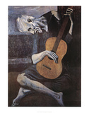 The Old Guitarist, c.1903 Art Print