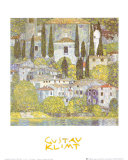 Church at Cassone sul Garda Art Print