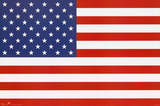 American Flag (Stars and Stripes) Poster United States of America