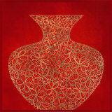 Red Vase