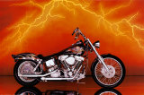 Buy Motorcycle, Custom, 1997 at AllPosters.com
