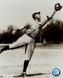 Ty Cobb - Fielding, sepia