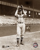 Bob Feller - Ball & glove overhead