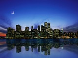 Manhattan Skyline and Reflection