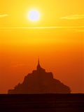 Mont-St.-Michel at Sunset