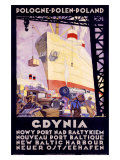 Polish Shipping Port of Gdynia