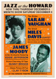 Buy Sarah Vaughan and Miles Davis at the Howard Theatre, Washington D.C. at AllPosters.com