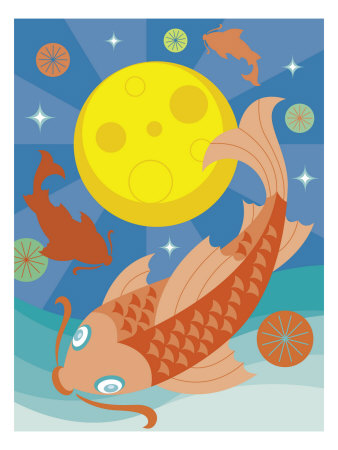Koi Fish Premium Poster Koi Fish Premium Poster