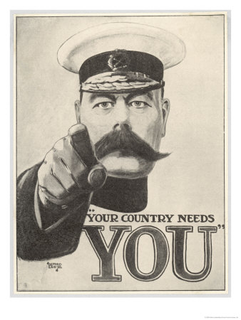 Your Country Needs You Featuring Lord Kitchener Giclee Print