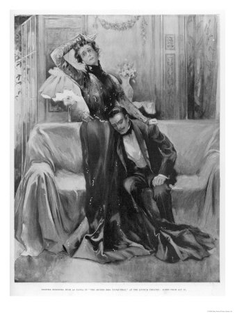 The Second Mrs Tanqueray Eleonora Duse as Paula in Act IV Giclee Print