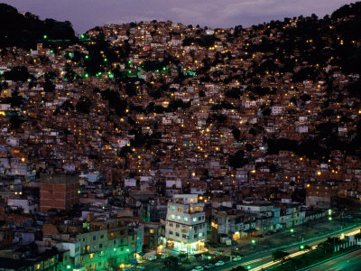 Rocinha is Home to 150000 People the Largest Favela Slum Rio De