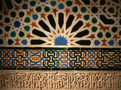 Mosaic in La Alhambra, Granada