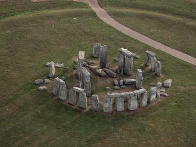 Aerial View of Stonehenge,