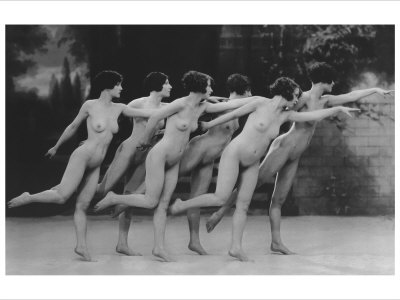 Six Nude Dancers Premium Poster