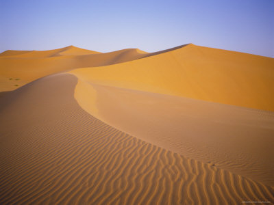 Sand Dunes Grand Erg Occidental Sahara Desert Algeria 
